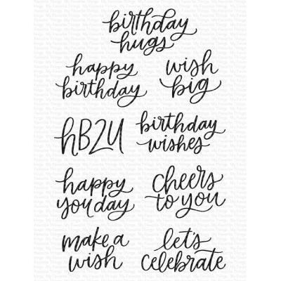 My Favorite Things Clear Stamps - Mini Birthday Messages